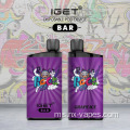 igetbar 3500 puffs boleh dicas semula gegelung gegelung